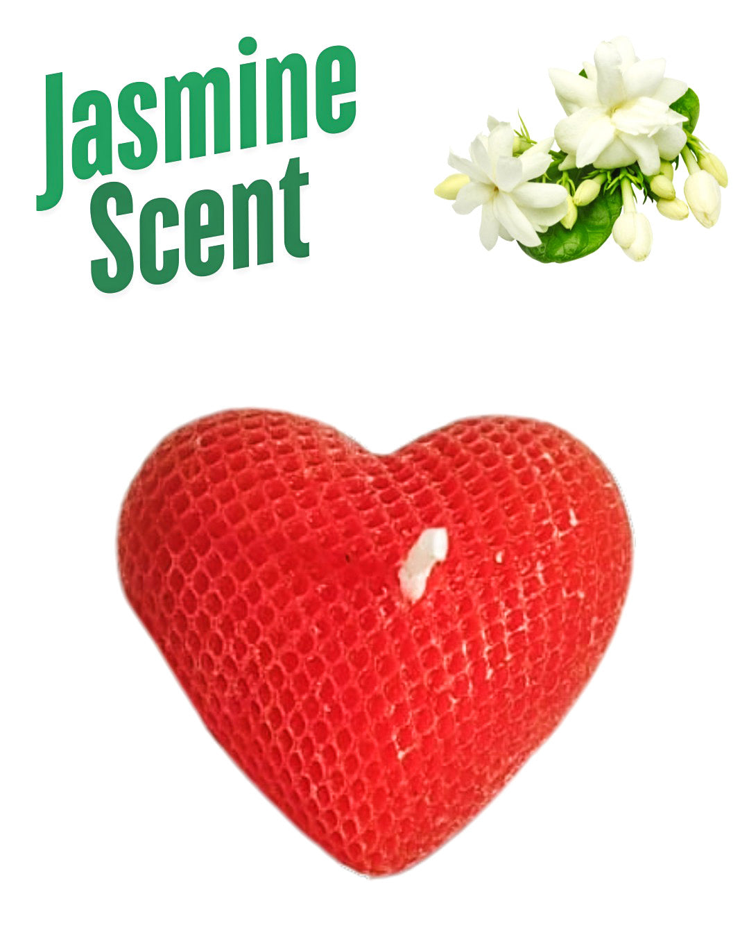 Small Heart Shaped Scented Candle